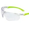 3M Safety Specs Clear Lens HC AF Hi-Vis Green