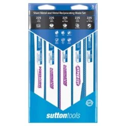 Sutton Tools Metal Reciprocating Blade Set - 5 Piece
