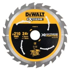 DEWALT 24T Extreme Circular Saw Blade 210mm