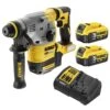 DEWALT 18V 5.0Ah XR Li-Ion SDS-Plus Brushless Cordless Rotary Hammer Drill Combo Kit - DCH283P2-XE