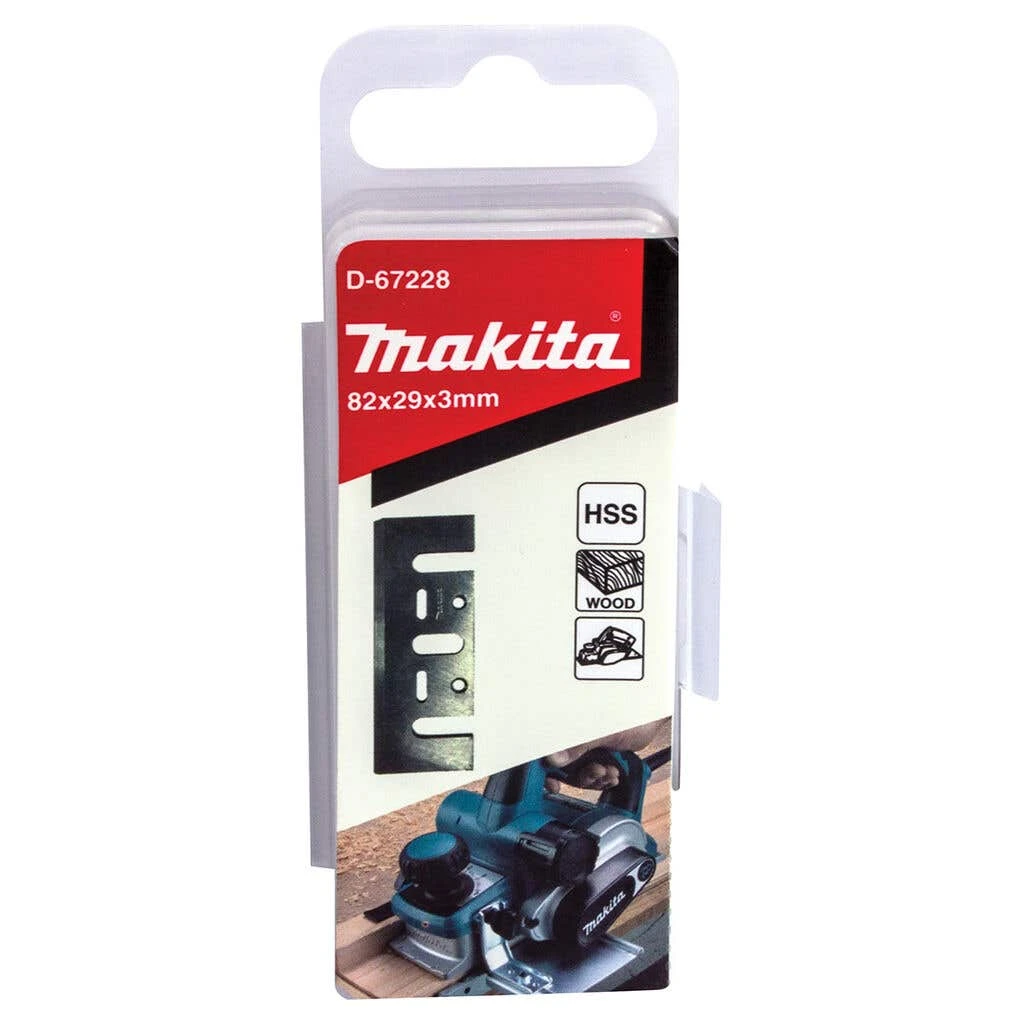Makita HSS Planer Blade 82mm - 2 Pack 1 Makita HSS Planer Blade 82mm - 2 Pack