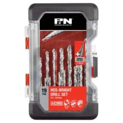 P&N HSS Drill Set With Step Drill - 19 Piece