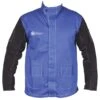 Weldclass Promax Blue Welding Jacket With Leather Sleeves XL