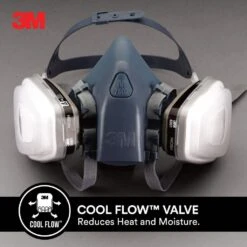3M Cool Flow Painter Protection Face Mask -Tool Promotional Store 6320170 3 2
