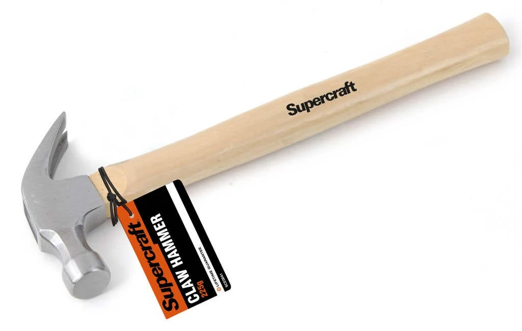 Supercraft Wood Handle Claw Hammer 1 Supercraft Wood Handle Claw Hammer