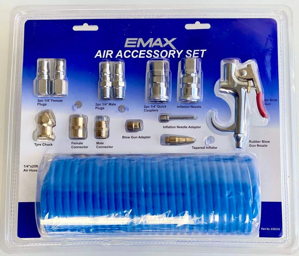 EMAX Air Accessory Kit 1/4" 1 EMAX Air Accessory Kit 1/4"