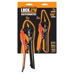 Lockjaw Plier Curved Self-Adjusting Set 250mm - 2 Piece