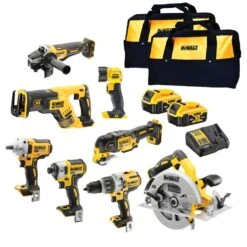 DEWALT 18V 5.0Ah XR Combo Kit - 8 Piece DCZ898P2-XE