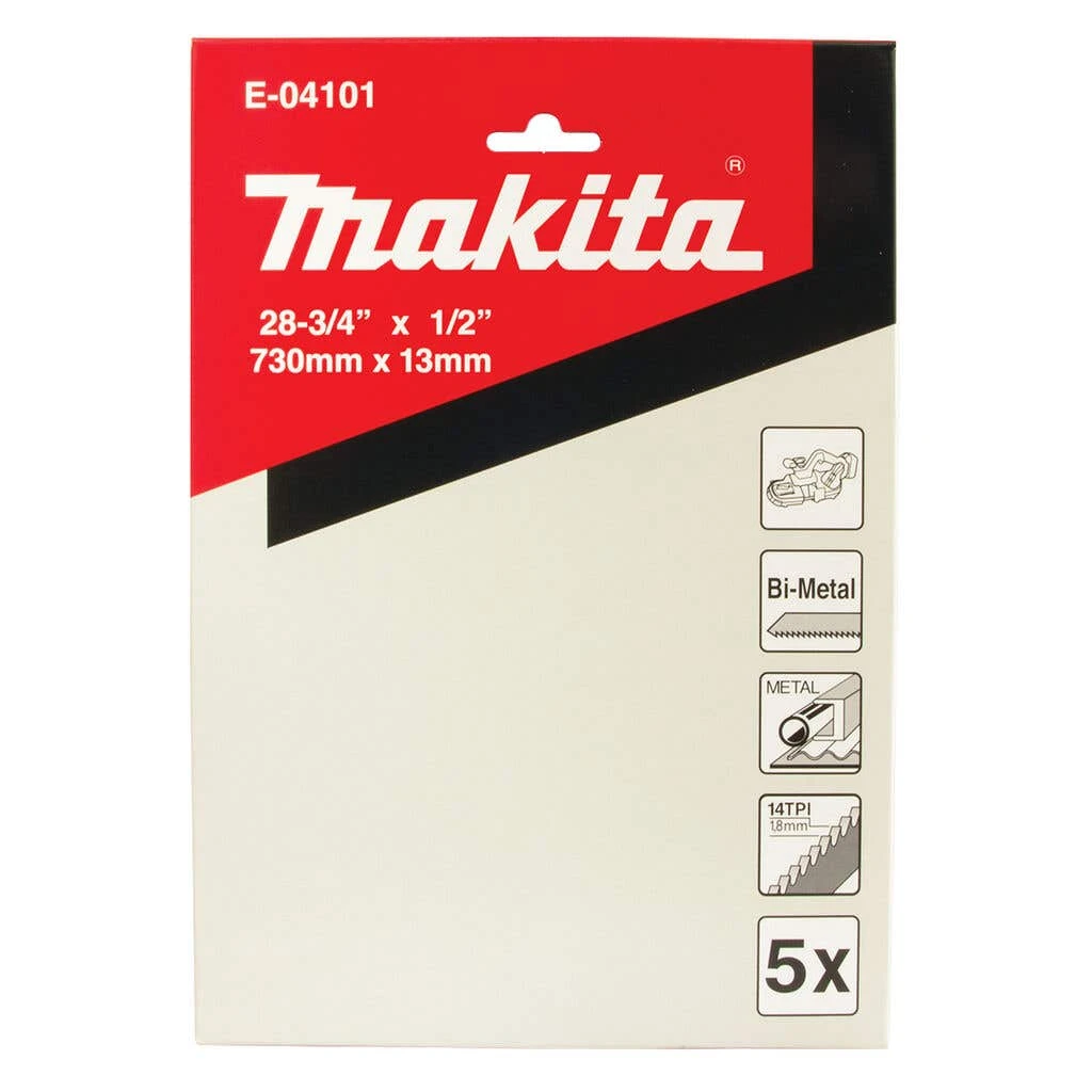 Makita Bandsaw Blade Bi-m Wave 730mm X 14tpi - 5 Pack 1 Makita Bandsaw Blade Bi-m Wave 730mm X 14tpi - 5 Pack