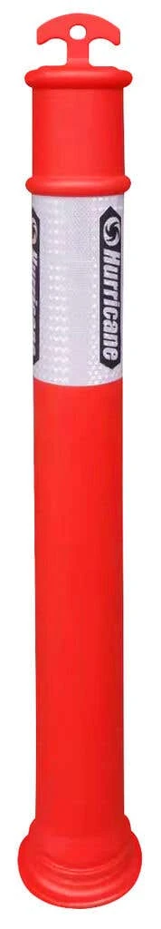 Hurricane Safety Bollard With Reflective Tape 1.2m