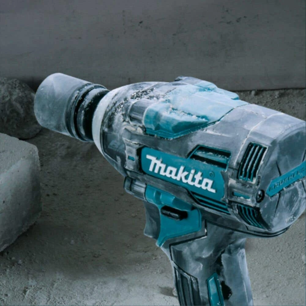 Makita 40V Max Brushless 1/2" Pin Detent Impact Wrench Skin 5 Makita 40V Max Brushless 1/2" Pin Detent Impact Wrench Skin - Image 5