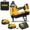 DEWALT 18V 5.0Ah XR Li-Ion Brushless Concrete Angled Nailer Kit - DCN890P2-XE