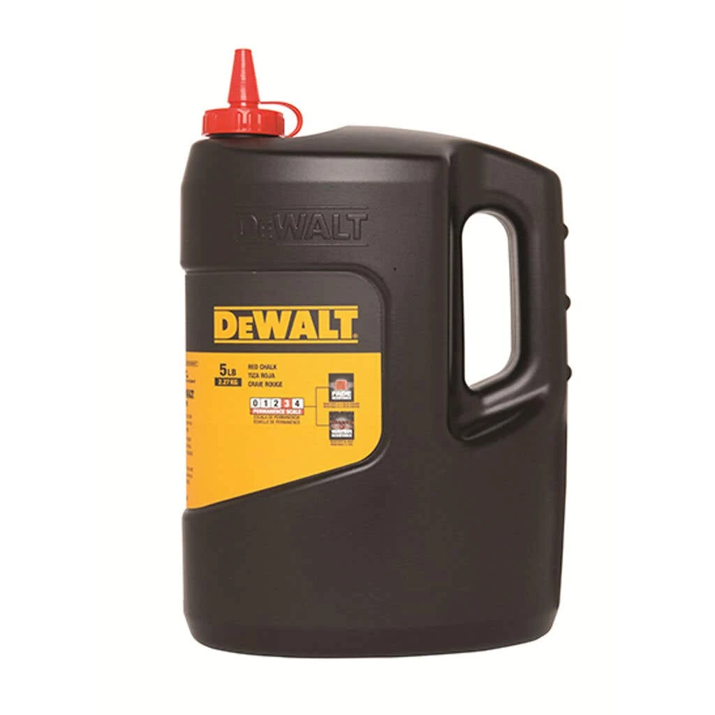 DEWALT Chalk Red 2.27kg 1 DEWALT Chalk Red 2.27kg