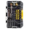 Stanley 14-Piece Masonry Metal And Wood Drill Bit Set