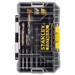 Stanley 14-Piece Masonry Metal And Wood Drill Bit Set