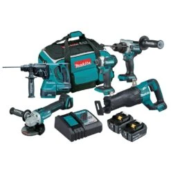 Makita 18V 5.0Ah Brushless Combo Kit - 5 Piece DLX5063TX1