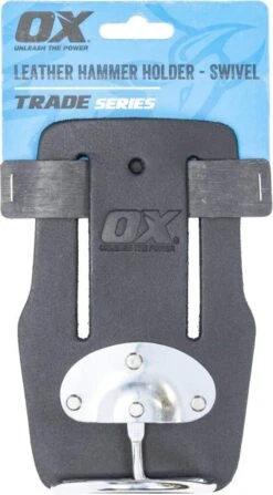 Ox Hammer Leather Holder Swivel Black