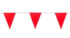 Hurricane Safety Hi-Vis Bunting Flags Orange 30m