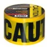 Hurricane Safety Barrier Tape Caution Yellow/Black 75mm X 100m