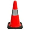 Hurricane Safety Traffic Cone Reflective Tape And Rubber Base 450mm