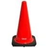 Hurricane Safety Rubber Base Hi-Vis Traffic Cone Orange & Black 450mm