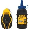 DEWALT Compact 9m Chalk Reel With Blue Chalk 113g