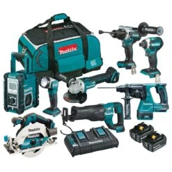 Makita 18V Brushless Combo Kit - 8 Piece DLX8046TX1