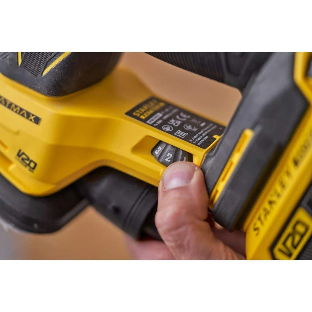 Stanley Fatmax V20 Lithium Ion Sander Skin 18V 3 Stanley Fatmax V20 Lithium Ion Sander Skin 18V - Image 3