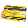 UNi-PRO Disposable Vinyl Gloves Large - 100 Pieces