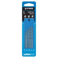 Sutton Tools Metric Viper Drill Bit Refill Set 1.5-3.5mm - 5 Piece