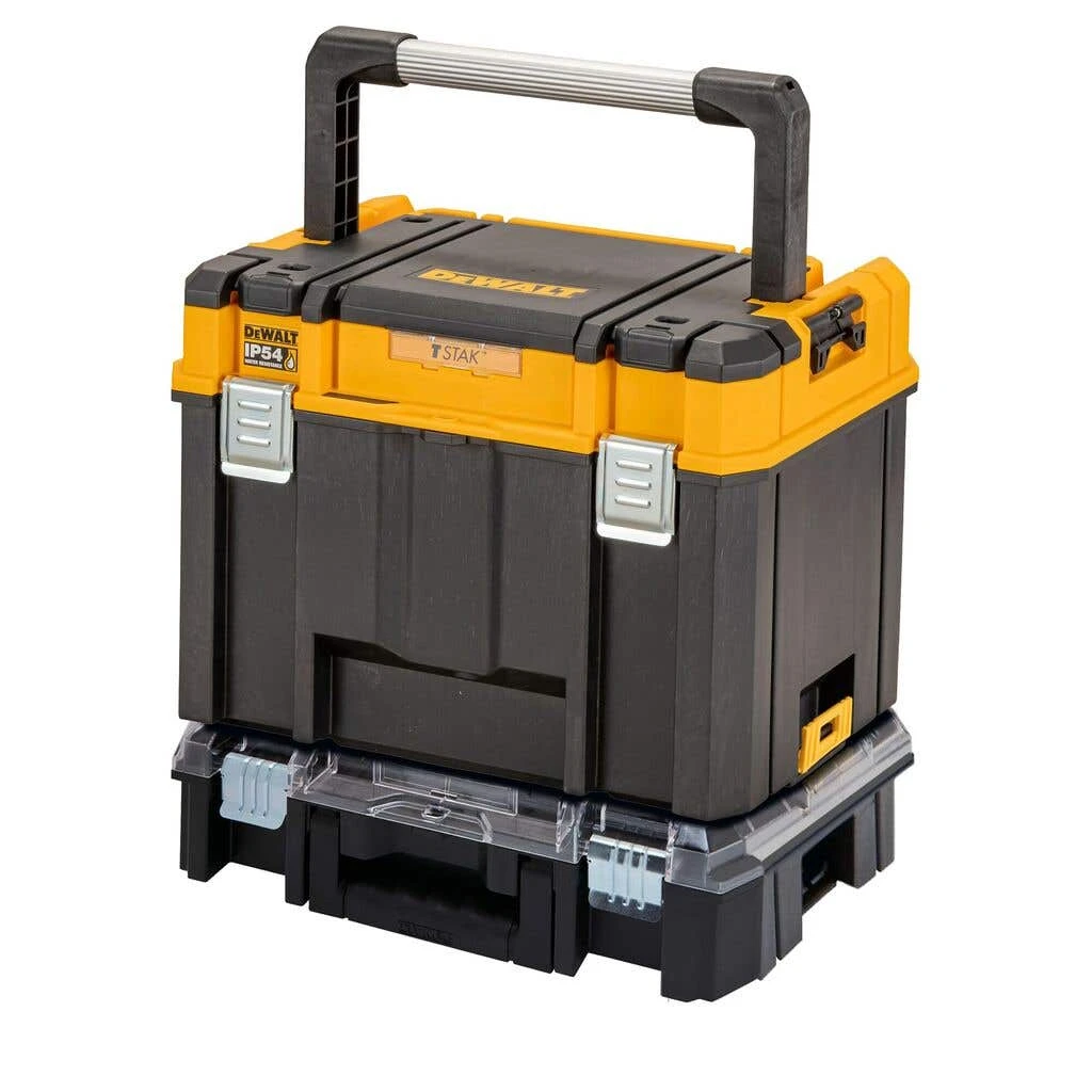 DEWALT TSTAK Deep Box Long Handle Organiser Bundle 1 DEWALT TSTAK Deep Box Long Handle Organiser Bundle