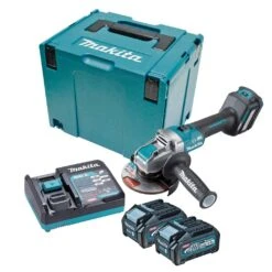 Makita 40V Max Brushless X-Lock Slide Switch Angle Grinder Kit 125mm (5")