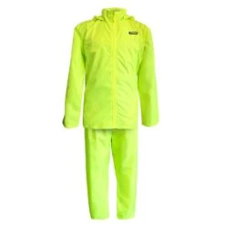 Tradie Jacket & Pant Hi-Vis Spray Set Yellow