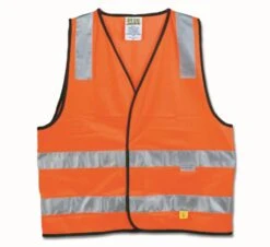 Vest Hi-Vis Safety D/N Orange X/Large