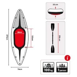 Intex K1 Challenger Inflatable Kayak -Tool Promotional Store 6970420 4 2