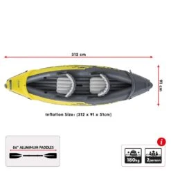 Intex K2 Explorer Inflatable Kayak Canoe -Tool Promotional Store 6970446 8 3