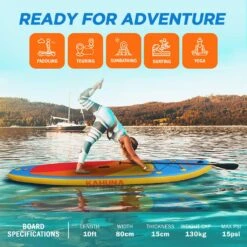 Kahuna Stand Up 10 Feet Paddle Board Inflatable With Accessories -Tool Promotional Store 6970529 10 1