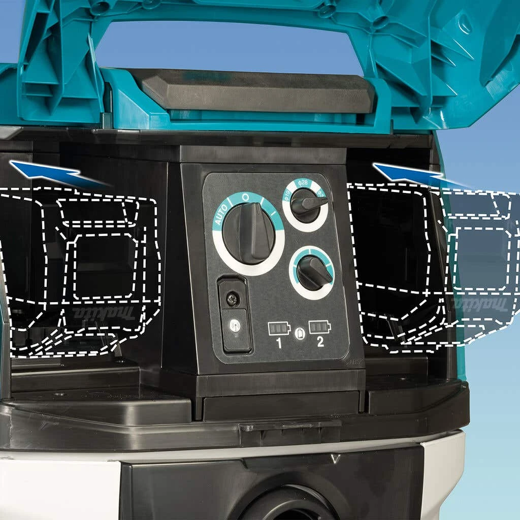 Makita 80V Max (40Vx2) Brushless AWS M Class Dust Extraction Vacuum Kit VC006GML21 4 Makita 80V Max (40Vx2) Brushless AWS M Class Dust Extraction Vacuum Kit VC006GML21 - Image 4