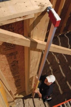 Stabila Level Box Section 3 Vial Extension Ribbed 2130-3760mm -Tool Promotional Store 7017064 7