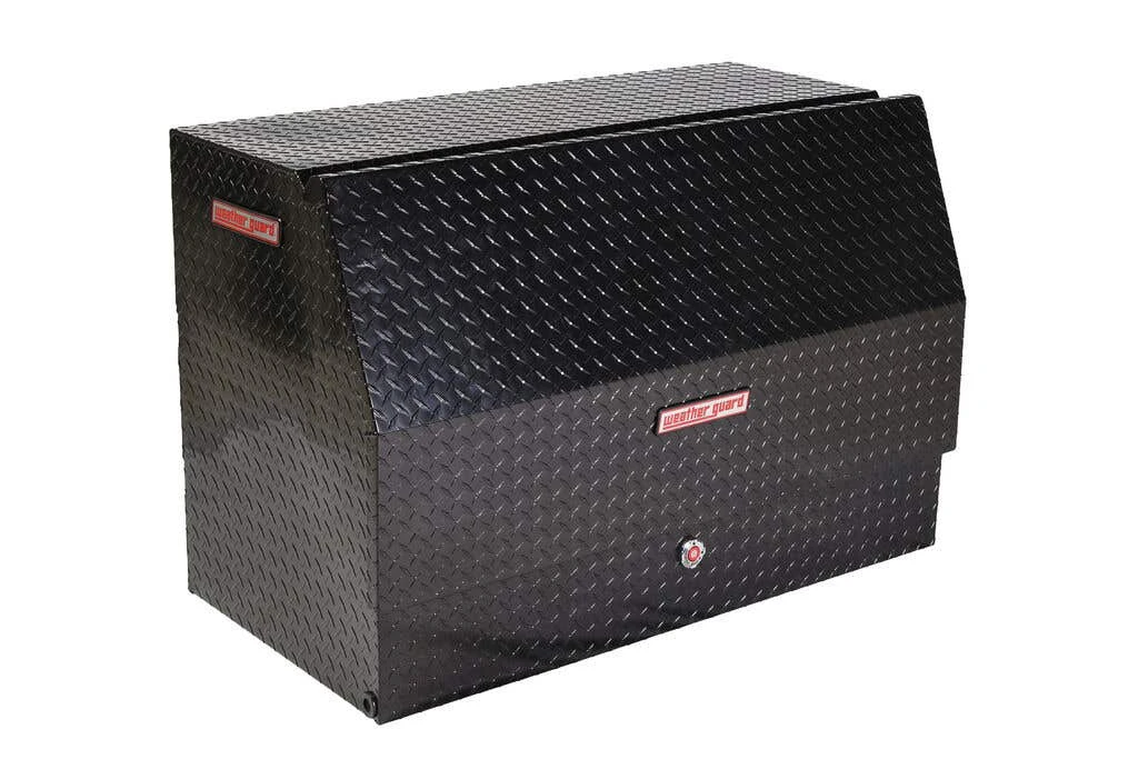 Weather Guard Tool Box Upright Aluminium ARMOR TUF Black 1200mm 492L 1 Weather Guard Tool Box Upright Aluminium ARMOR TUF Black 1200mm 492L