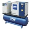 ITM 20hp Rotary Screw Refrigerated Dryer 3 Phase Air Compressor 500L