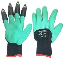 Work Force Gloves Pair Claw Digging Medium