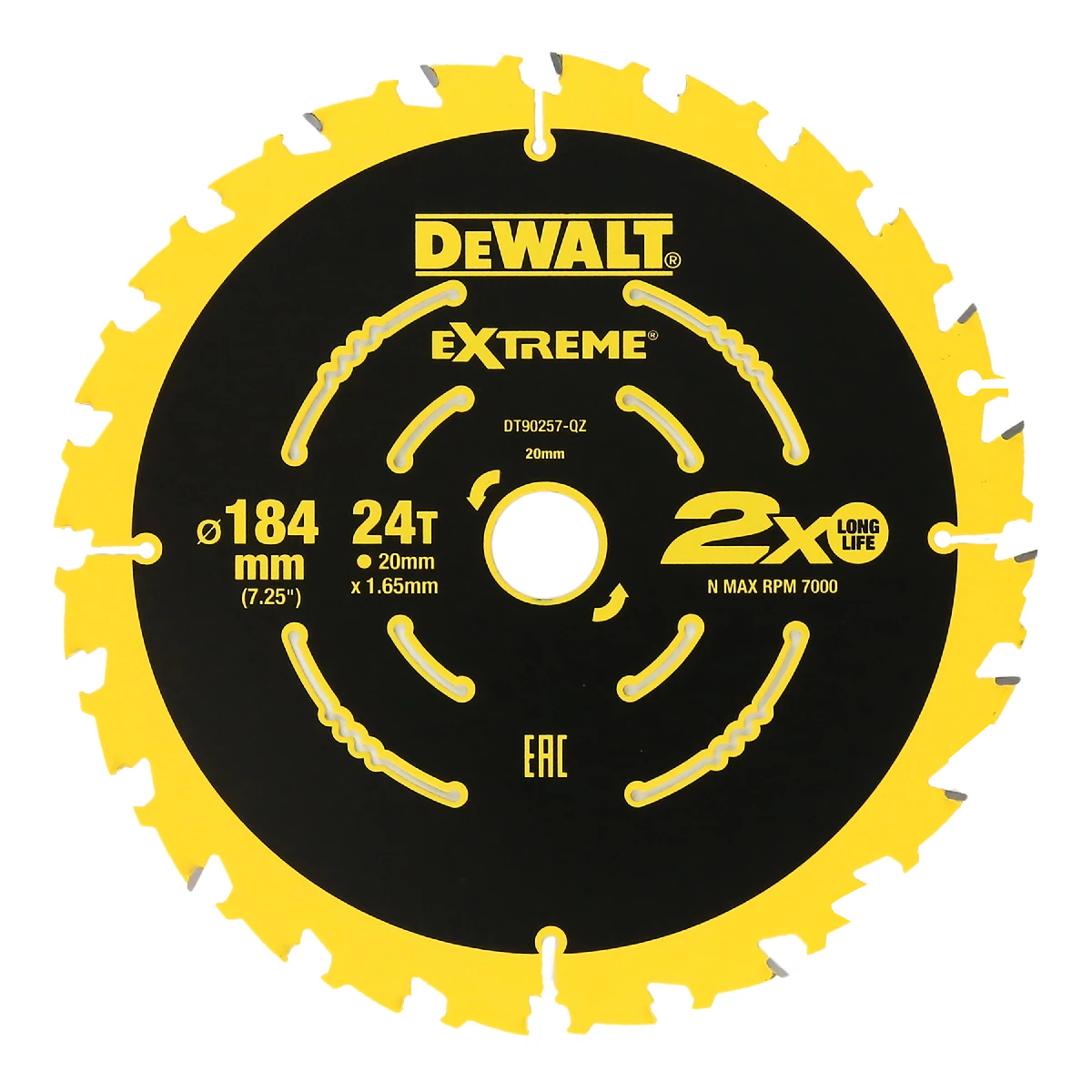 DEWALT Extreme 2x Life Circular Saw Blade 2 DEWALT Extreme 2x Life Circular Saw Blade - Image 2