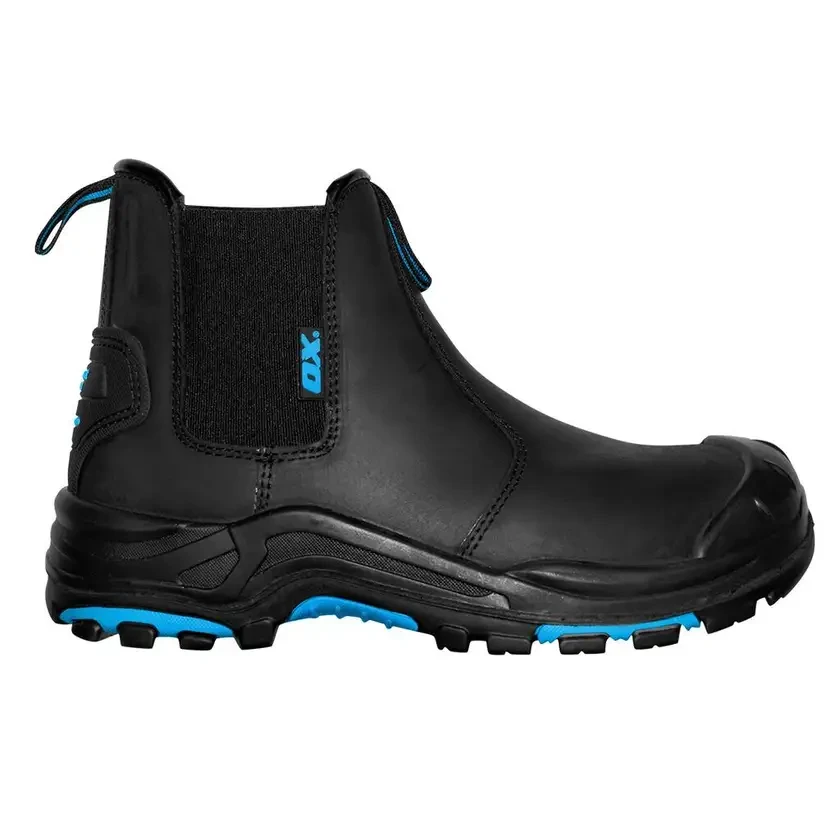 Ox Black Elastic Side Pull On Safety Boot 1 Ox Black Elastic Side Pull On Safety Boot