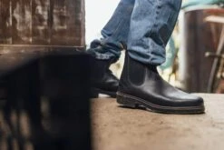 Blundstone 663 Premium Leather Elastic Side Non-Safety Dress Boot Black -Tool Promotional Store ihg 6288369 6