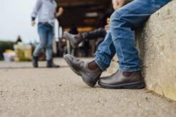 Blundstone 630 Kids Leather Elastic Side Non-Safety Boot Brown -Tool Promotional Store ihg 6288476 6