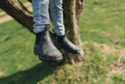 Blundstone 631 Kids Leather Elastic Side Non-Safety Boot Black -Tool Promotional Store ihg 6288575 6